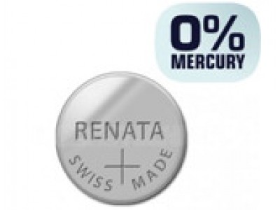 394, (AG9; LR936; 394; 194) Renata (Swiss made) sudraba oksīda pulksteņu baterija