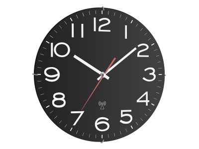 30 cm radiosignālasienas pulkstenis, dizaina 