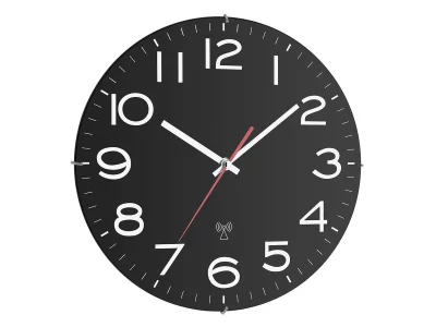 30 cm radiosignāla sienas pulkstenis, dizaina 