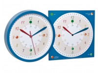30 cm sienas  pulkstenis un makets, TIK-TAK - pulksteņa apgūšanai
