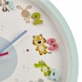 30 cm sienas pulkstenis, "Little Animals", slīdošā sekunde