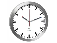 30 cm radiosignāla pulkstenis, alumīnija korpuss, slīdošā sekunde 30 cm radiosignāla pulkstenis, alumīnija korpuss, slīdošā sekunde
