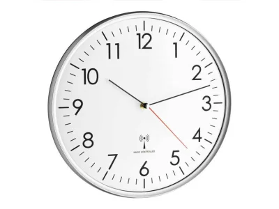 33 cm radiosignāla sienas pulkstenis 
