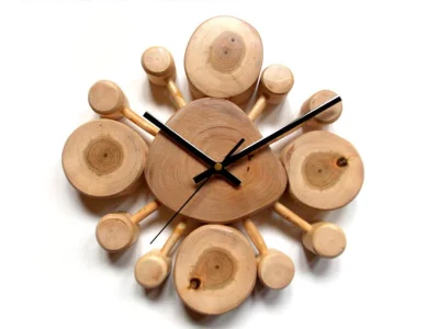 Wooden clock