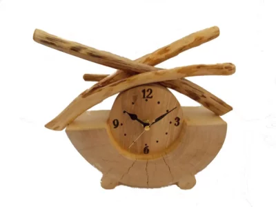 Wooden clock