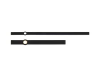 Euroshaft kellaosutite komplekt, 99 mm – must, läikiv