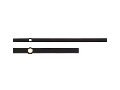 Euroshaft kellaosutite komplekt, 99 mm – must, läikiv