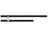 Pulksteņa rādītāju komplekts 130 mm melns Pulksteņa rādītāju komplekts 130 mm melns