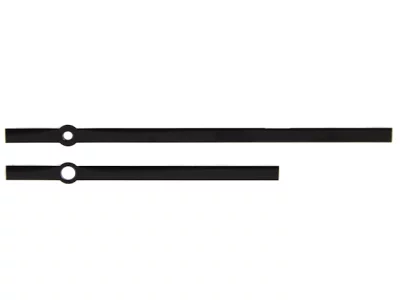 Pulksteņa rādītāju komplekts 130 mm melns Pulksteņa rādītāju komplekts 130 mm melns