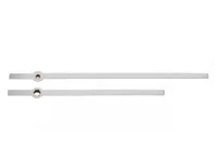 Pulksteņa rādītāju komplekts 160 mm sudraba krāsas Pulksteņa rādītāju komplekts 160 mm sudraba krāsas