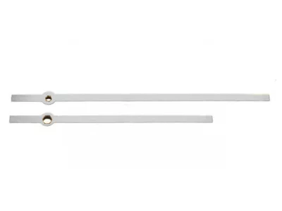 Pulksteņa rādītāju komplekts 160 mm sudraba krāsas