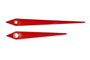 Pulksteņa rādītāju komplekts 83 mm sarkans Pulksteņa rādītāju komplekts 83 mm sarkans
