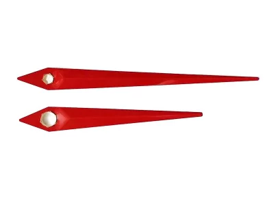 Pulksteņa rādītāju komplekts 83 mm sarkans Pulksteņa rādītāju komplekts 83 mm sarkans