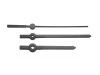 Pulksteņa rādītāju komplekts 91 mm melns/melns plastmasas MHS Pulksteņa rādītāju komplekts 91 mm melns/melns plastmasas MHS