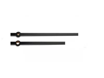Pulksteņa rādītāju komplekts  94 mm melns matēts