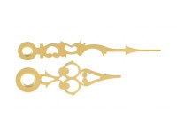 Pulksteņa rādītāju komplekts  60 mm zelta krāsas antik