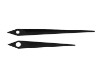 Pulksteņa rādītāju komplekts 83 mm melns Pulksteņa rādītāju komplekts 83 mm melns