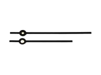 Pulksteņa rādītāju komplekts 108 mm melns matēts Pulksteņa rādītāju komplekts 108 mm melns matēts