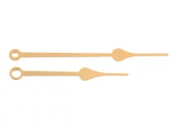 Pulksteņa rādītāju komplekts 110 mm bronzas zelta krāsas Pulksteņa rādītāju komplekts 110 mm bronzas zelta krāsas