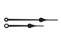 Pulksteņa rādītāju komplekts 110 mm melns matēts Pulksteņa rādītāju komplekts 110 mm melns matēts