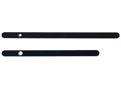 Pulksteņa rādītāju komplekts 139 mm melns matēts Pulksteņa rādītāju komplekts 139 mm melns matēts