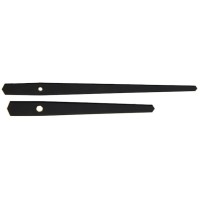 Pulksteņa rādītāju komplekts 150 mm melns matēts