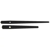 Pulksteņa rādītāju komplekts 150 mm melns matēts Pulksteņa rādītāju komplekts 150 mm melns matēts
