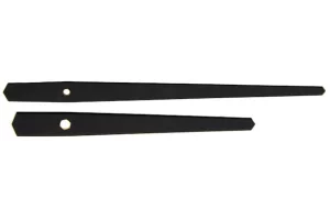 Pulksteņa rādītāju komplekts 150 mm melns Pulksteņa rādītāju komplekts 150 mm melns