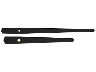 Pulksteņa rādītāju komplekts 150 mm melns Pulksteņa rādītāju komplekts 150 mm melns