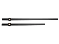 Pulksteņa rādītāju komplekts 160 mm melns matēts Pulksteņa rādītāju komplekts 160 mm melns matēts