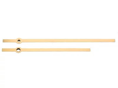 Pulksteņa rādītāju komplekts 160 mm zelta krāsas