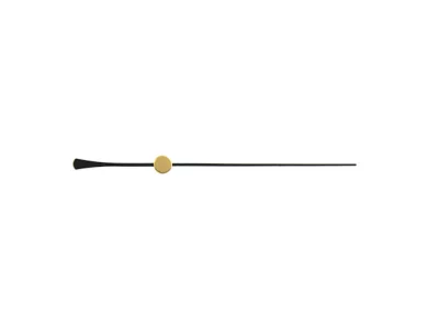 Pulksteņa sekunžu rādītājs 74mm melns/zelta Pulksteņa sekunžu rādītājs 74mm melns/zelta