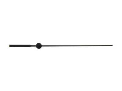 Pulksteņa sekunžu rādītājs 80mm melns Pulksteņa sekunžu rādītājs 80mm melns