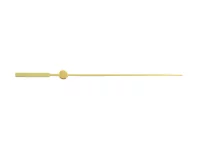 Pulksteņa sekunžu rādītājs 80mm zelta/dzeltenā krāsas Pulksteņa sekunžu rādītājs 80mm zelta/dzeltenā krāsas