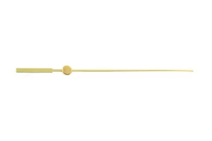 Pulksteņa sekunžu rādītājs 80mm zelta/dzeltenā krāsas Pulksteņa sekunžu rādītājs 80mm zelta/dzeltenā krāsas