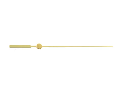 Pulksteņa sekunžu rādītājs 80mm zelta/dzeltenā krāsas Pulksteņa sekunžu rādītājs 80mm zelta/dzeltenā krāsas