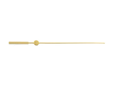 Pulksteņa sekunžu rādītājs 80mm zelta krāsas Pulksteņa sekunžu rādītājs 80mm zelta krāsas