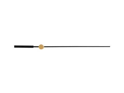 Pulksteņa sekunžu rādītājs 90mm melns/matēts/zelta Pulksteņa sekunžu rādītājs 90mm melns/matēts/zelta