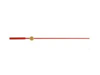 Pulksteņa sekunžu rādītājs 90mm sarkans/zelta Pulksteņa sekunžu rādītājs 90mm sarkans/zelta