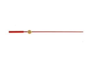 Pulksteņa sekunžu rādītājs 90mm sarkans/zelta Pulksteņa sekunžu rādītājs 90mm sarkans/zelta