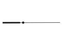 Pulksteņa sekunžu rādītājs 110mm melns Pulksteņa sekunžu rādītājs 110mm melns