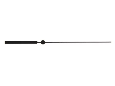 Pulksteņa sekunžu rādītājs 110mm melns matēts Pulksteņa sekunžu rādītājs 110mm melns matēts