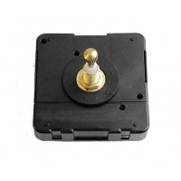 Mehānisms (netikšķošs, kluss) ar palielinātu jaudu un pagarinātu minūšu asi ciparnīcām līdz 8mm OK