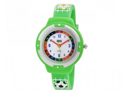Bērnu pulkstenis, QBOS - futbols, zaļš