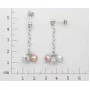  Freshwater pearl necklace with earrings