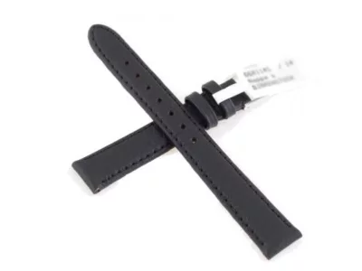 Watch strap black, Beco Nappa 660 12mm