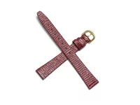 Watch strap red, dark 14mm Watch strap red, dark 14mm
