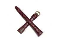 Watch strap red, dark 14mm Watch strap red, dark 14mm