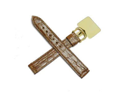 Watch strap brown, light 14mm
