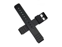 Watch strap black rubber 16mm Watch strap black rubber 16mm